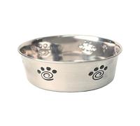 HAPPYPET Stainless Steel Pet Bowl Durable Dishwasher Safe Easy Clean 23cm