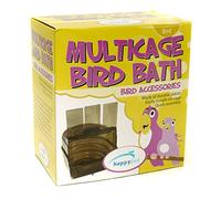 HAPPYPET The Bird House Multi Cage Bird Bath Covered Easy Assemble
