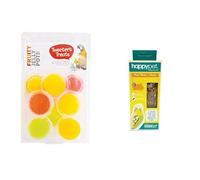 HappyPet Tweeter’s Treats Bird Bundle - Jelly Pots Fruity Flavours (8 pcs) + Seed Sticks for Budgies, Honey | Nutritious, Safe & Tasty Treats for All Birds
