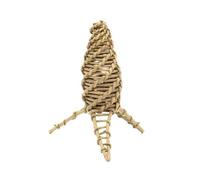 HappyPet Chew Toy Natural Willow Carrot - Eco-Friendly Non-Toxic for Guinea Pigs, Rabbits, Hamsters