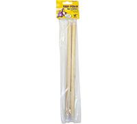 Happypet® Wooden Bird Canary Budgie Cockatiel Parrot Perch 2 Pack 12" - 16" & 19" inch (Medium 16")