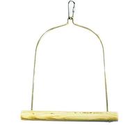 HappyPet Wooden Bird Swing - Durable Hanging Perch for Parrots & Cockatiels 22cm
