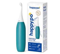 HappyPo XL Easy-Bidet 2.0 - Portable Handheld Bidet Sprayer for Travel, No Battery Required, Gentle Water Cleansing, Ideal for Menstrual Care, Postpartum, and as a Poo Spray for Toilet - Petrol Color