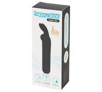 Happyrabbit Bullet - Rechargeable Bunny Wand Vibrator (Black)