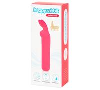 Happyrabbit Bullet - Rechargeable Bunny Wand Vibrator (Pink)