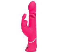 Happyrabbit Thrusting - Rechargeable Thrusting Rabbit Vibrator (Pink)