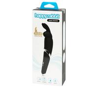 Happyrabbit Wand - Rechargeable Massager Vibrator (Black)