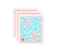 Happysinks Swedish Dishcloth Set - Pool - 3pcs in Natural Happysinks Natural