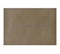 HappySnapGifts Cushion Back with Zip - (57cm x 40cm) (Premium Cotton Fabric - Chocolate)