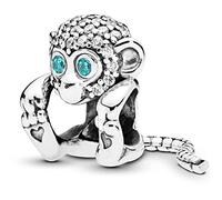 HappyStar Alien Dogs Pendant 925 Sterling Silver Insect Moon Princess Beads Charms for Bracelets Compatible Pandora Bracelet Women Jewelry Gift (With 1 Spacer Bead)