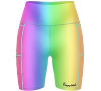 happystride Womens Rainbow Rush Fitted Shorts - - Size: XXL