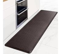 HappyTrends Kitchen Mat Cushioned Anti-Fatigue Floor Mat,17.3"x60",Thick Waterproof Non-Slip Kitchen Mats and Rugs Heavy Duty Ergonomic Comfort Rug for Kitchen,Floor,Office,Laundry,Chocolate