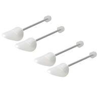 Happyupcity 2 Pairs Women's Professional Adjustable Transparent Shoe Stretcher Practical Portable Keep Shape Shoe Trees Automatic Support Shape Plastic Boot Holder Shape