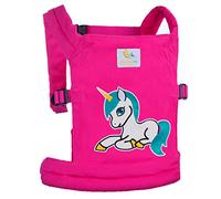 HappyVk-Baby Doll Carrier for Kids-Unicorn Embroidery