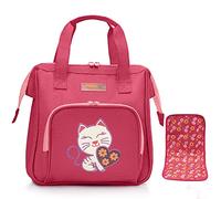 HappyVk- Baby Doll Nappy Bag Set for Kids -Doll Accessories Changing Bag - Luminous Cat Embroidery