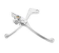 Happyyami 1 Pair Motorcycle Brake Clutch Handle Lever Front Left Right Metal Replacement for Motorbike Brake Parts Electric Bike Compatible