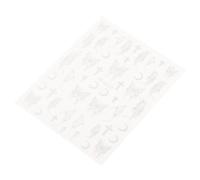 Happyyami 1 Set Butterfly Stickers for Nail Art: Self Adhesive Decals Holographic Moon Crescent Cross Fingernail Decor Supplies for Women Girls Acrylic Nail Decorations