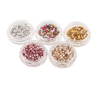 Happyyami 10 Boxes Gems Charms for Nails Art - Small Irregular Rhinestones Flatback Crushed Stone Jewels Decor Accessories for Acrylic Tips Manicure Decor