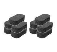 Happyyami 10 Pcs Sponge Scrubber Tack Horse Grooming Brush Horse Cow Bath Sponges Grooming Horse Body Cleansing Wipes Sppnges Tounge Sponges for Horses Animals Horse Bathing Sponge Kit Black