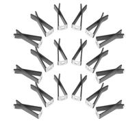 Happyyami 100pcs Car Vent Label Clips Alloy Air Freshener Diffuser with Aromatherapy Benefits and Easy to Clean Design for Family Drives and Business Trips, Black Car Interior Accessory