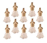 Happyyami 10Pcs Car Hanging Aromatherapy Diffuser Bottles Transparent Perfume Pendants for Automotive Decor Freshen Up Your Vehicle for Family Friends