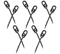 Happyyami 10pcs Carp Boilie Spike Bait Spikes Plastic with Additional Loop Withstand Harsh Fishing Conditions Easy-attach Bait Screws for Novice Anglers Professional Anglers Saltwater