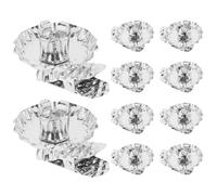 Happyyami 10pcs Christmas Tree Candle Holder Clip on Candle Holders Window Candle Holder Clamps Traditional Vintage Candle Holders with Clip for Christmas Tree Xmas Holiday Decor