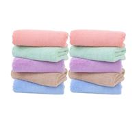Happyyami 10pcs Guinea Pig Bedding Mat Small Animal Cage Liners Flannel Washable Soft Reusable Pet Sleep Mats for Hamsters and Rodents Easy to Clean Comfortable Bedding