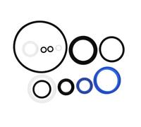 Happyyami 10pcs Hydraulic Cylinder o Ring Assortment Kit High Pressure Rubber Seals for Automotive Repair and Plumbing Applications High Temperature Resistant Oil Seal Set