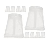 Happyyami 10pcs Paint Sprayer Screen Airless Paint Sprayer Filter Screen Easy to Install Filtration Performance Nylon Plastic 120 Mesh