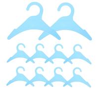 Happyyami 10pcs Pet Clothes Hanger Heavy Duty Dog Garment Rack for Use Skid Design for Organizing Cat Puppy Apparel