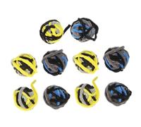 Happyyami 10Pcs Plush Cat Chewing Ball Interactive Indoor Kitten Soft Biting Balls for and Play Engaging Fun for Cats at Home Colors