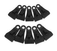 Happyyami 10Pcs Tarp Clamp Fasteners Waterproof Tent Windproof Clips Portable Awning Tent Buckles Canopy Fixing Clips for Hiking Camping Mountaineering