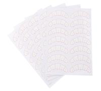 Happyyami 10sheets Eyelash Pads for Extensions Dual-purpose Eyelash Stickers for Easy Measurement for Beauty Salons and Student Training under Eye Pads for Lash Application
