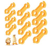 Happyyami 12pcs Bird Correction Device Chick Leg Stabilization Brace Twelve Pack for Chicks Pigeons and Parrots Splay Leg Support Corrective Aid