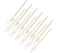 Happyyami 12pcs Car Hanging Perfume Bottles Empty 6ml Glass and Wood Diffuser Bottles Convenient to Carry and Alleviate Driving Stress for Office and Cabinet Use