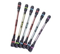 Happyyami 12pcs Rotating Finger Pen Ezyglide Ballpoint Pens for Boys and Girls Multi-colour Toy A5 Notebook Accessory