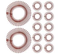 Happyyami 12pcs Stretchy Combs: Elastic Clip Comb for Fixing Frizzy Hair Invisible and Comfortable Hair Styling Tool for Daily Use