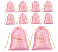 Happyyami 15Pcs Drawstring present Bags Thank You present Packing Bags for Weddings Showers Birthdays and More for and Presents