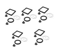 Happyyami 15pcs Floating Fish Feeding Rings Suction Cup Aquarium Feeders Feeding Circles for Fish Tanks Prevents Food Turbulence for Goldfish