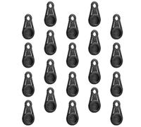 Happyyami 16pcs Heavy Duty Tarp Clips Plastic Awning Clamps for Camping Tents and Awnings, Tear Resistant with Tighten Fixing Effect, Portable Outdoor Camping Accessories