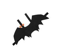 Happyyami 1pc Cat Bat Wings Halloween Costume Lightweight Cloth Material Pet Dress up Accessories for Cats and Dogs for Halloween Parties and Photos