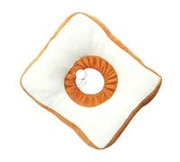 Happyyami 1pc Cat Collar Soft Toast Bread Shape Anti-bite Neck for Cats and Dogs Cozy and Breathable Material Prevents Licking and Scratching for Post- Use