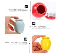 Happyyami 1pc Ceramic Pet Ash Urn Sealed Keepsake Containers for Storing Beloved Animal Ashes Elegant Design for Comfort and Remembrance