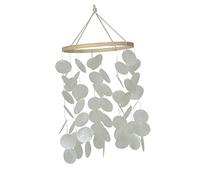 Happyyami 1Pc Delicate Shell Wind Chime Indoor Hanging Bell Decor for Home Natural Shell Design Visual Auditory Delight for Relaxation for Living Room Bedroom