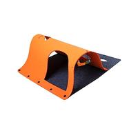 Happyyami 1pc Multifunctional Cat Tunnel Pet Nest Fun Interactive Play Space for Indoor Cats Orange for Multiple Pets Encourages Active Play and Training