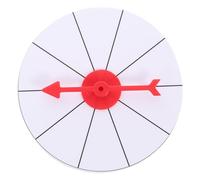 Happyyami 1Pc Prize Wheel for Fundraisers Wall-mounted Rotary Game Prop Teaching Activities Accessory for Parties and Carnivals Easy for Fun Events