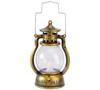 Happyyami 1pc Retro Handheld Lantern with Battery Vintage Kerosene Lamp for Home Bar Decoration Vibe Light Stylish Design Wall Hanging Option