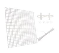 Happyyami 1set Aquarium Isolation Panel for Mixed Breeding Fish Tank Divider Cups Grid Tray for Safe Fish Separation and Increased Survival Rate Panels Clips