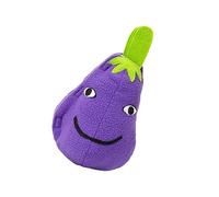 Happyyami 1set Dog Sniffing Toy Eggplant Carrot Design for Interactive Feeding Iq Training and Chewing for Pet Playtime